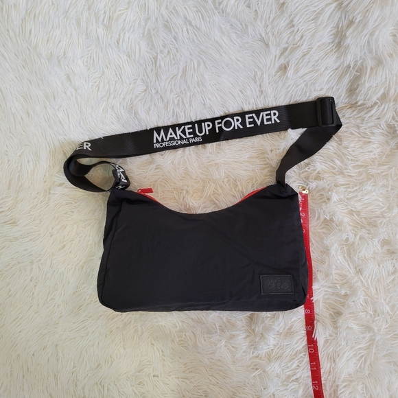 NWOT Make Up Forever Black Over the Shoulder Bag - Picture 5 of 9